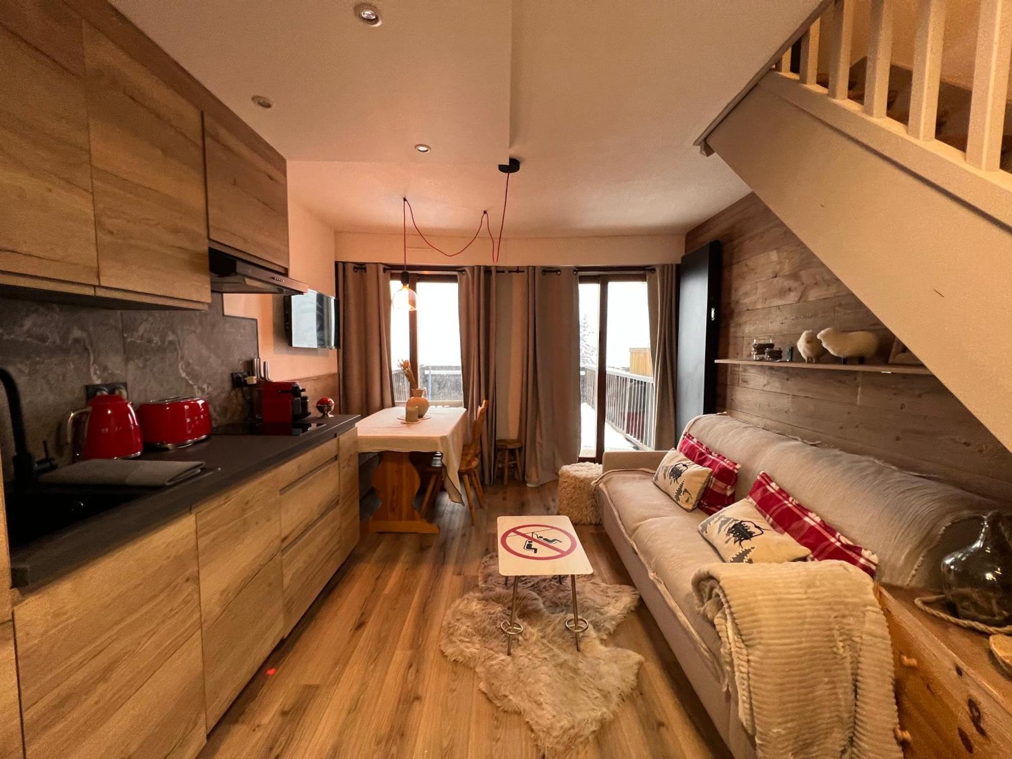 Apartmán Les Tanieres De Montgenevre - La Marmotte - Duplex 4 P Entierement Renove Avec Vue Magnifique Exteriér fotografie